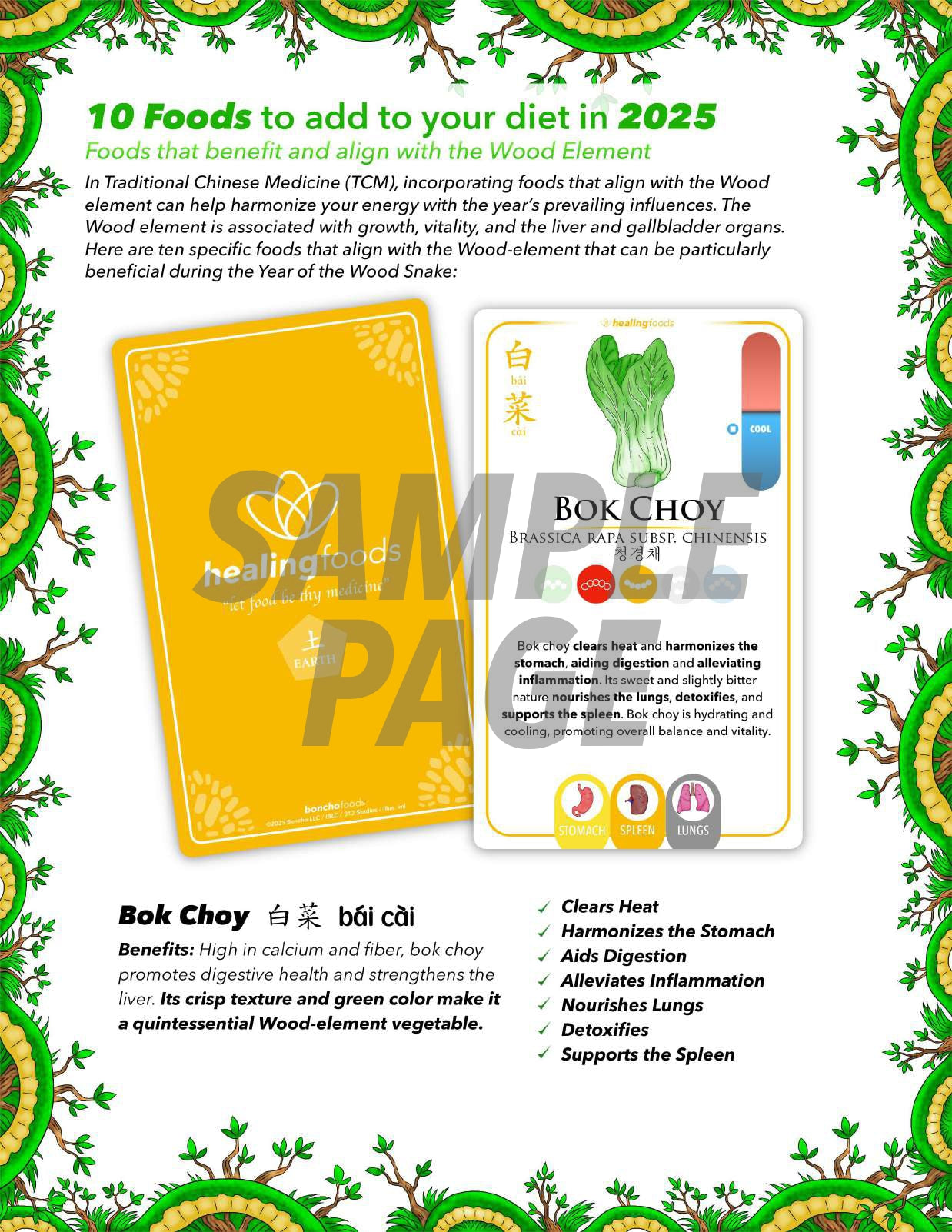 Wood Snake Mini e-Guide Book ā 10 Foods to Add to Your Diet in 2025