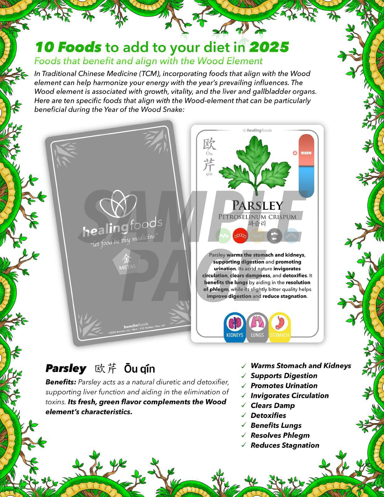 Wood Snake Mini e-Guide Book ā 10 Foods to Add to Your Diet in 2025