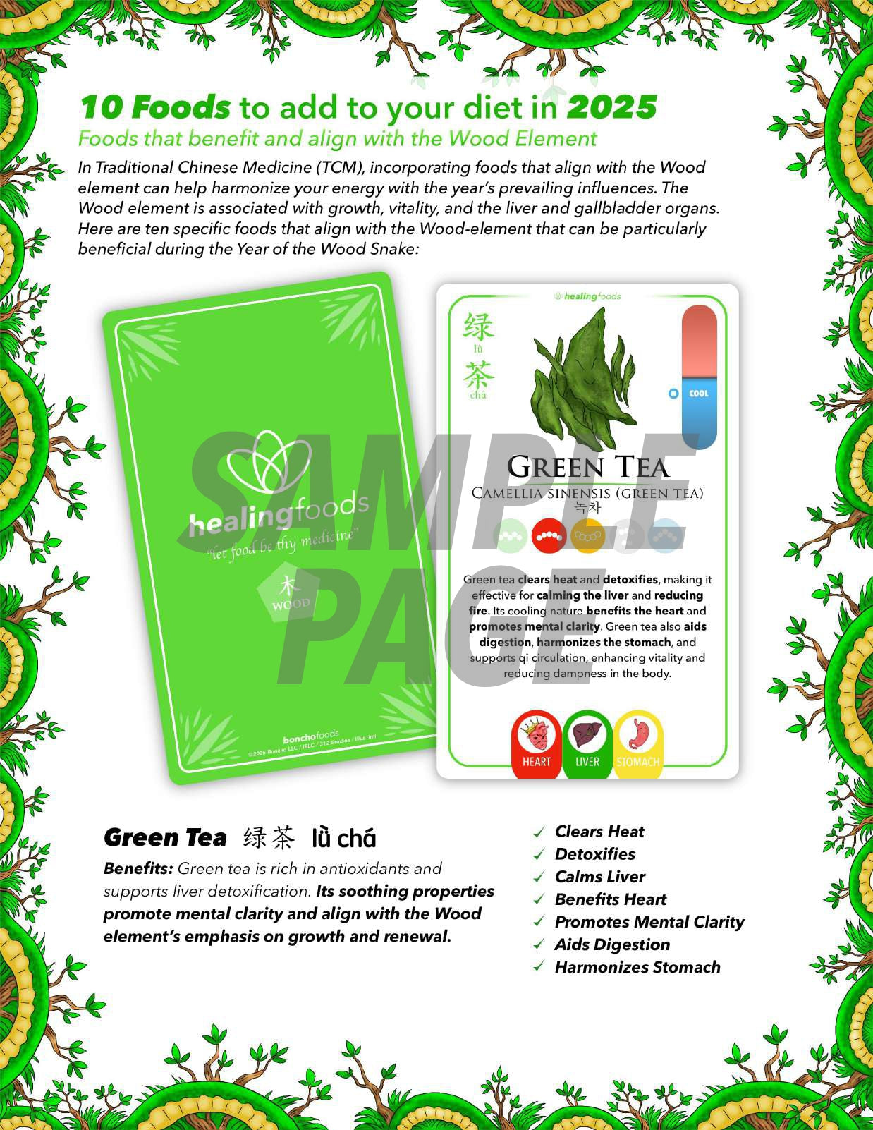 Wood Snake Mini e-Guide Book ā 10 Foods to Add to Your Diet in 2025