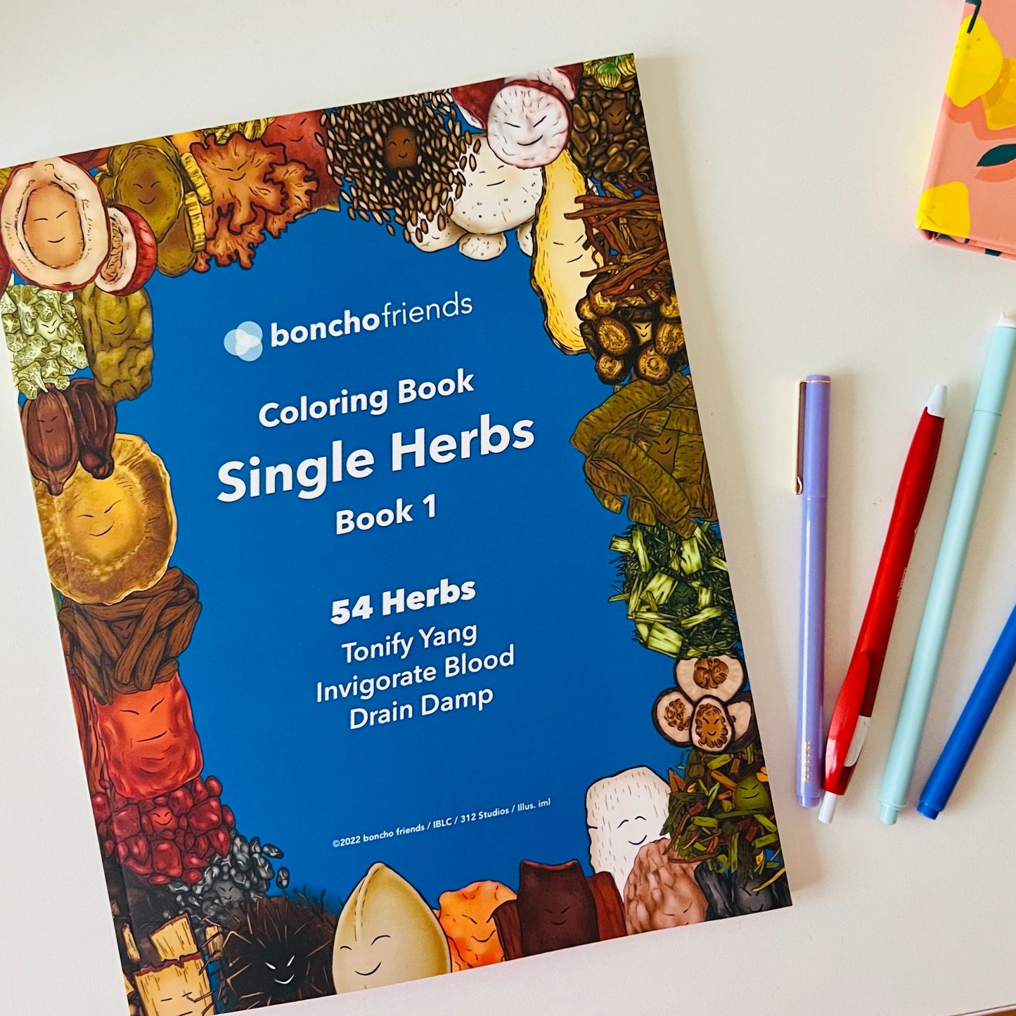 Single Herbs Coloring Book 1