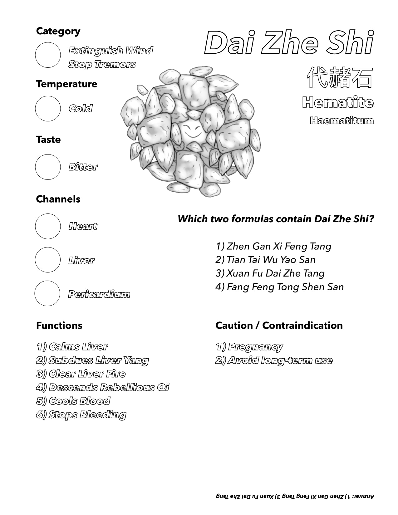 Single Herbs Coloring Book 3
