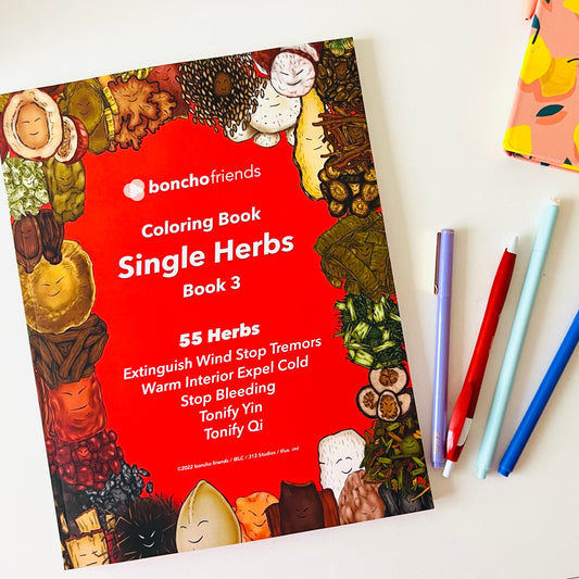 Single Herbs Coloring Book 3