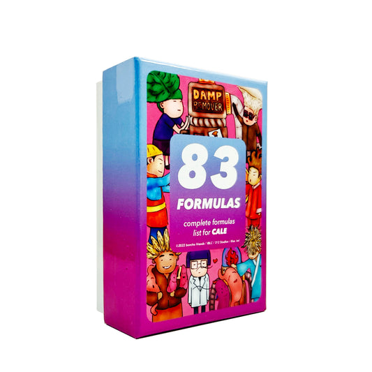 [Clearance Sale 40% OFF]  83 Formulas Study Card Deck for CALE
