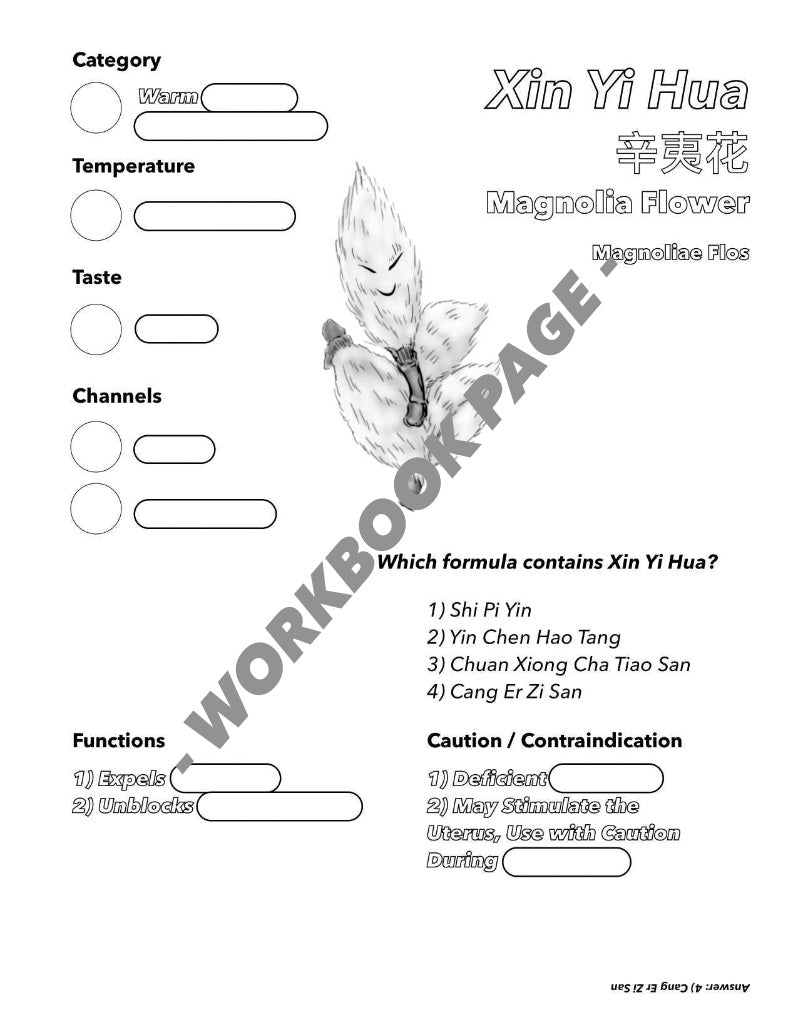 Single Herbs Coloring e-Book 2