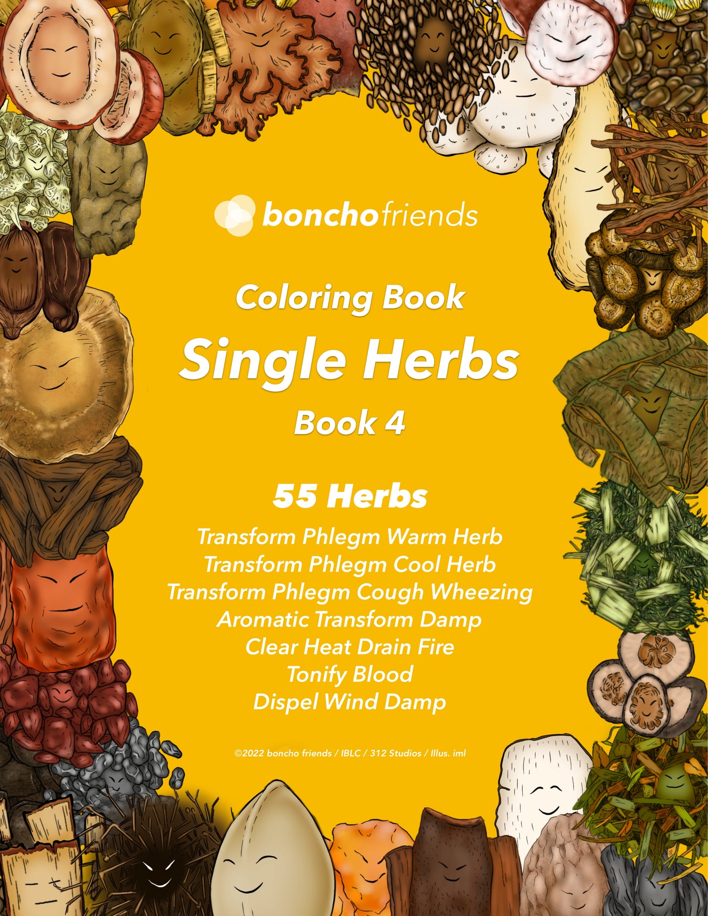 Single Herbs Coloring e-Book 4