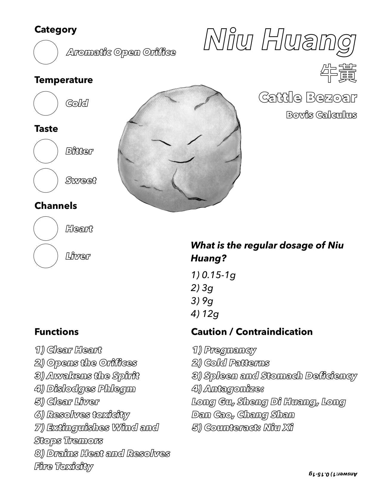 Single Herbs Coloring Book 5