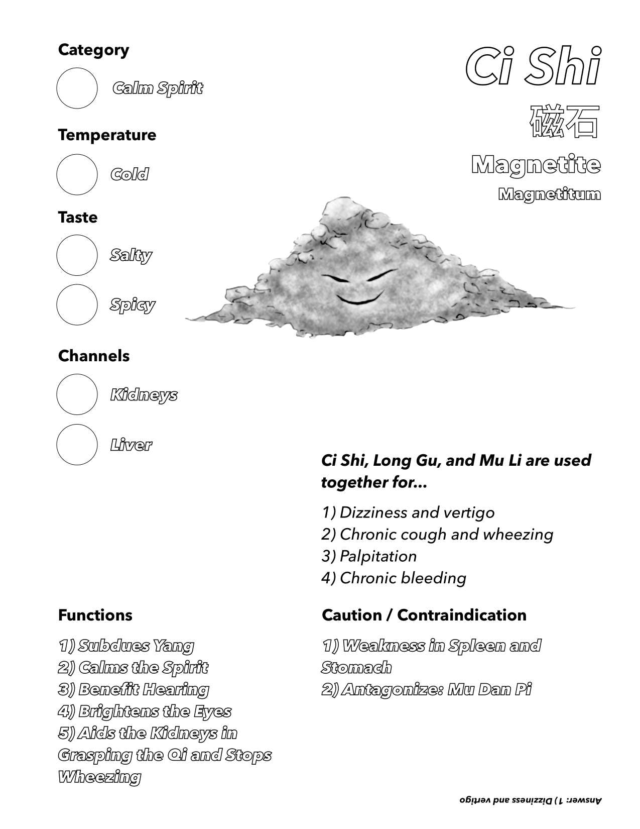 Single Herbs Coloring Book 5