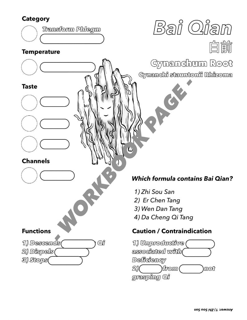 Single Herbs Coloring Book 4