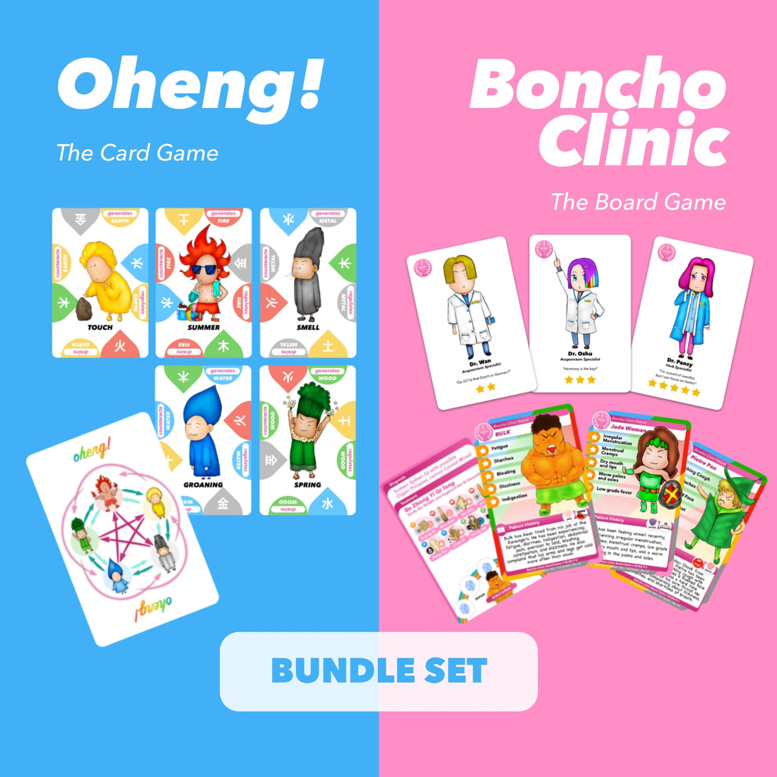 TCM Games by Boncho Friends: Boncho Clinic and Oheng! Pre-Order yours Now!