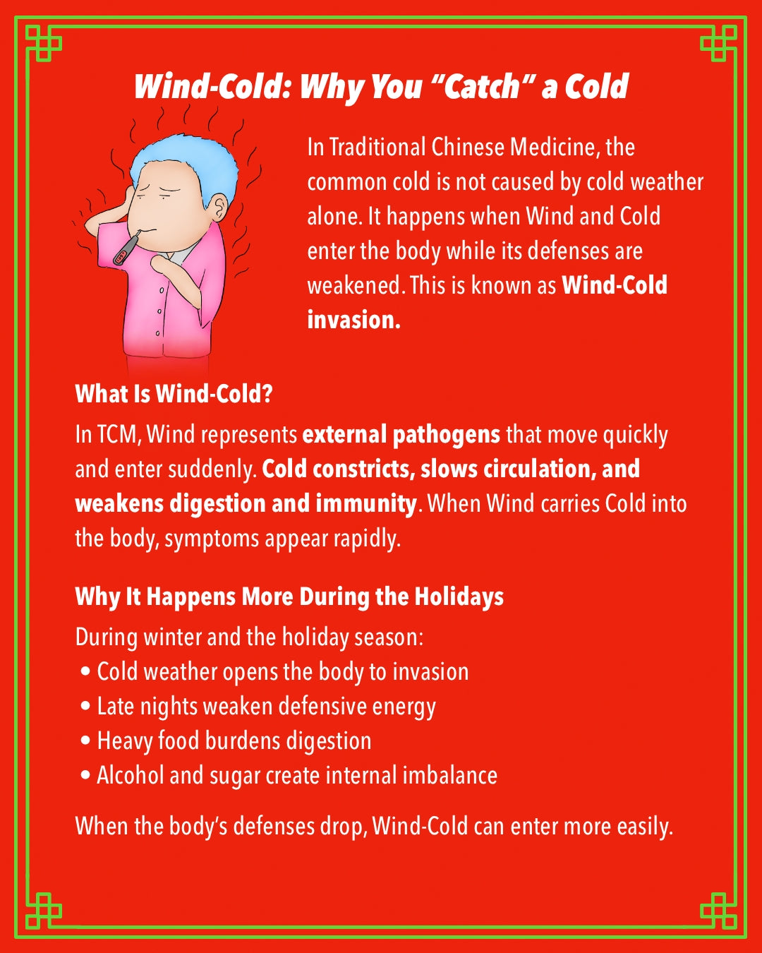 Why You Get Sick After the Holidays: A Traditional Chinese Medicine Guide to Winter Health