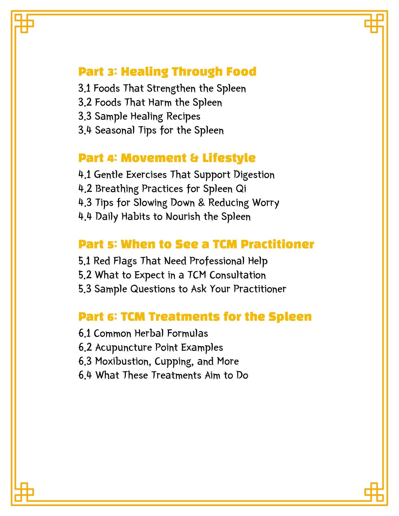 TCM Organs eBook - Vol 1 - Spleen by Boncho Friends