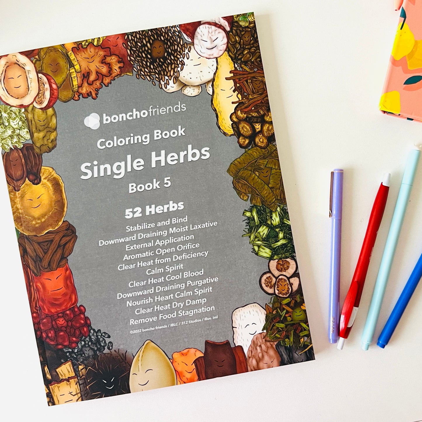 Single Herbs Coloring Book 5
